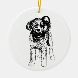 Scheinender Zweig-Echo Keramik Ornament