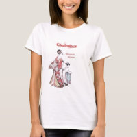 Scheingeisha-Bekleidungsgeschäft-T-Shirt