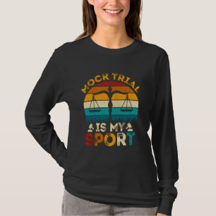 Scheingericht Ist Mein Sport - Retro Stil Jurastud T-Shirt