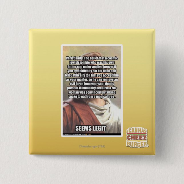 Scheint Legit Button (Vorderseite)