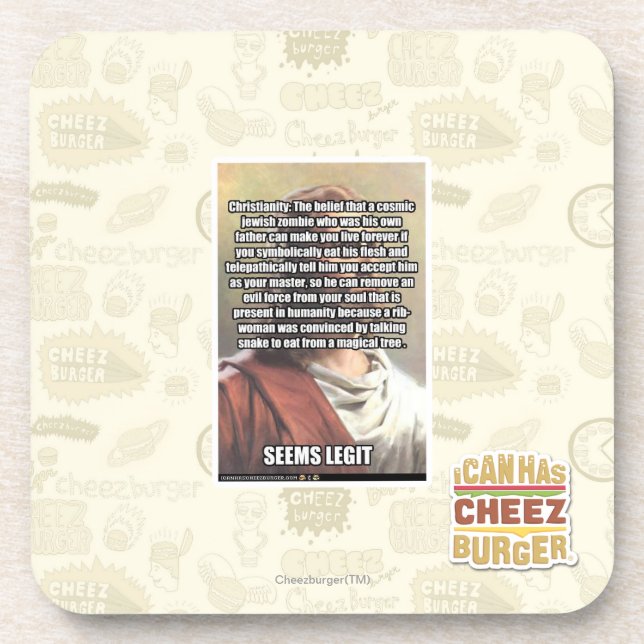 Scheint Legit Untersetzer (Vorderseite)