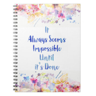 Scheint unmögliche Zeitschrift Notizblock