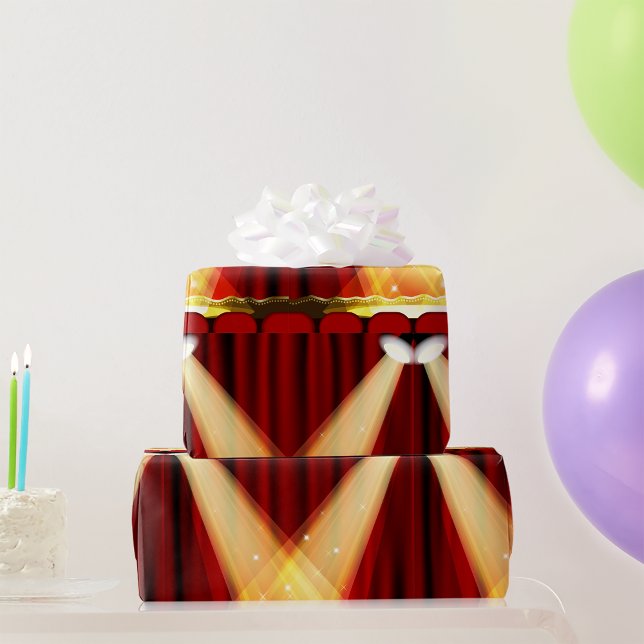 Scheinwerfer auf Bühne Geschenkpapier (Von Creator hochgeladen)