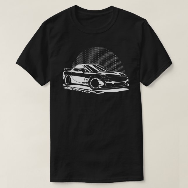 Scheinwerfer Flugleitanlage RX7 T-Shirt (Design vorne)