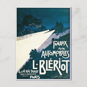 Scheinwerfer für Automobile L Bleriot - Paris, Fra Postkarte