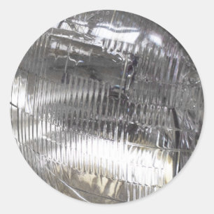 Scheinwerfer für klassische Autos Runder Aufkleber
