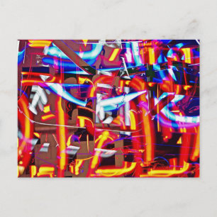 Scheinwerfer Postkarte