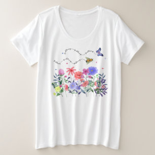 Scheiß auf Trump Plus Size T-Shirt
