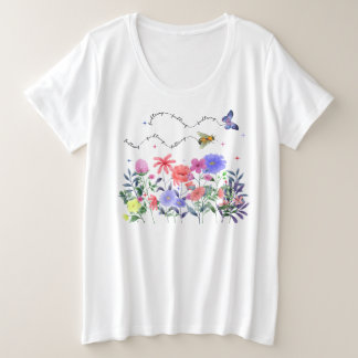 Scheiß auf Trump Plus Size T-Shirt