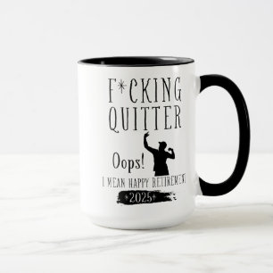 Scheiß Aufgeber Ups Ich Meine Glückliche Rente 202 Tasse