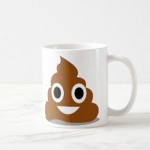 Scheiß-Emoji-Emoticon-Lustiger Becher