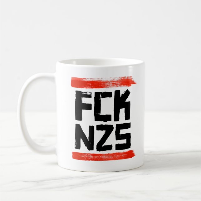 Scheiß NZS Kaffeetasse (Links)