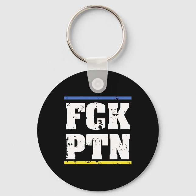 Scheiß Ptn Ukraine  Schlüsselanhänger (Vorderseite)