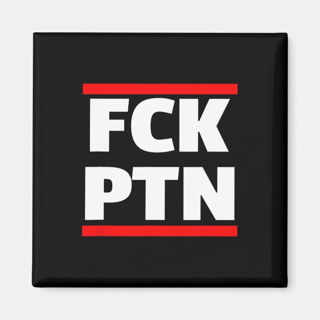 Scheiß Putin, ich stehe zu Ukraine  Magnet (Vorne)