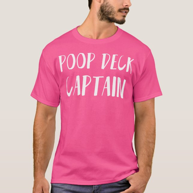 Scheißdeck-Kapitän T-Shirt (Vorderseite)
