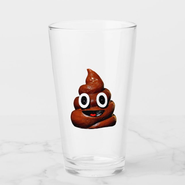 Scheiße, Emoji, Tumbler 🥃 (Vorderseite)
