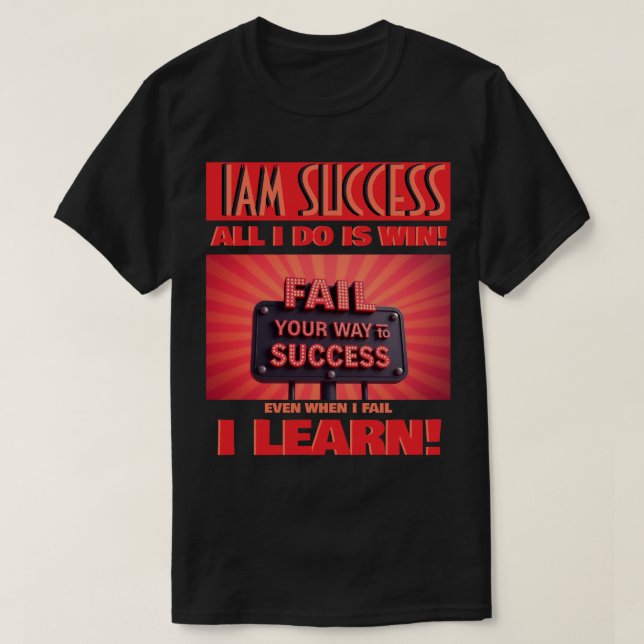 SCHEITERE AUF DEINEM WEG T-Shirt (Design vorne)