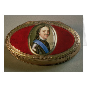 Schelle mit Porträtminiatur von Peter