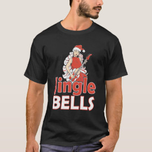 Schellenbaum mit hübscher Frau und Gitarre T-Shirt