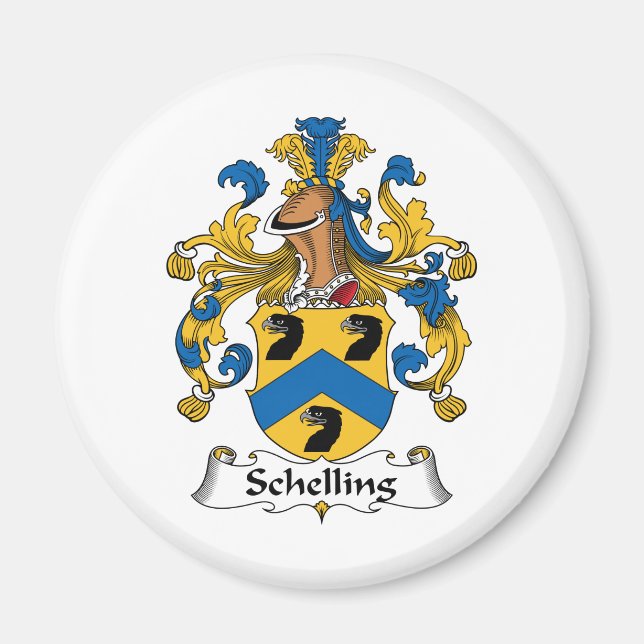 Schelling Familienwappen Magnet (Vorne)