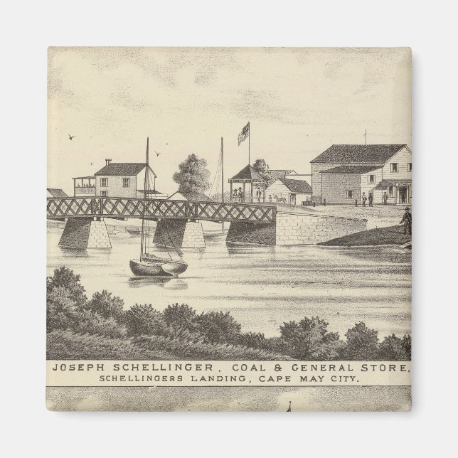 Schellinger Store and Ocean House Magnet (Vorne)