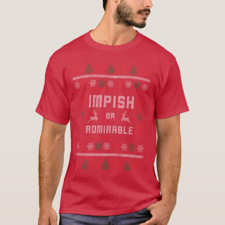 Schelmisch oder bewundernswert Übergröße T-Shirt