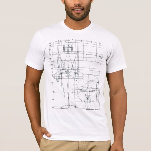 schematischer Buddha T-Shirt (Vorderseite)