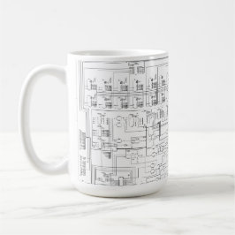 Schematisches Diagramm-Tasse Tasse