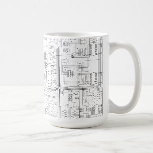 Schematisches Diagramm-Tasse Tasse
