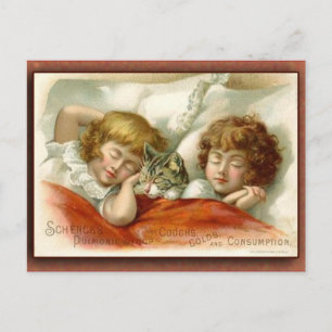 Schencks Pulmonalsirup-Handelskarte Postkarte
