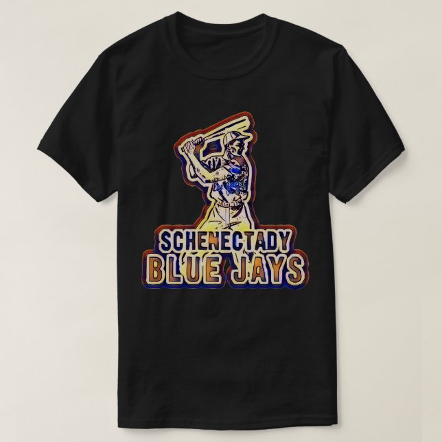 Schenectady Blue Jay Baseball Club T-Shirt (Design vorne)