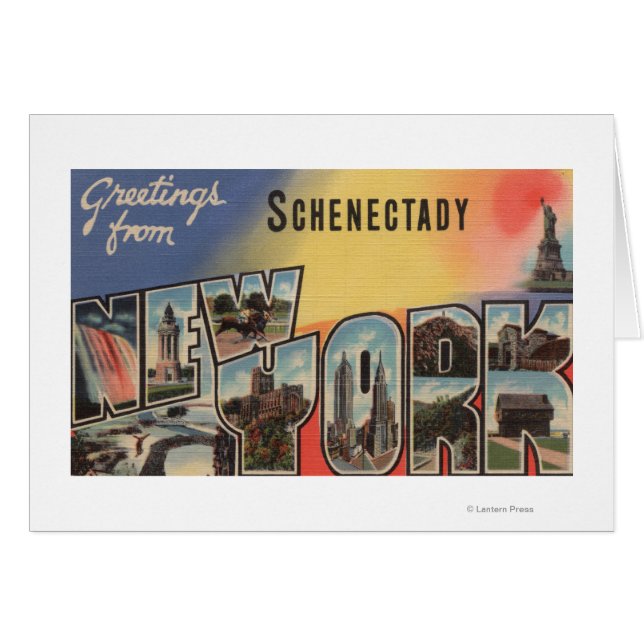 Schenectady, New York - Große Briefszenen (Vorderseite (Horizontal))