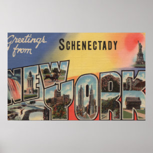Schenectady, New York - Große Briefszenen Poster