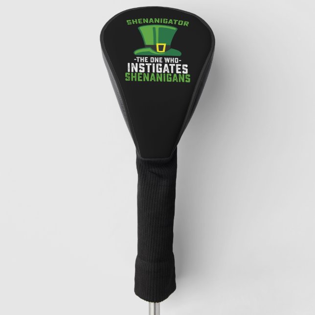 Schenigator der, der Shenanigans anstiftet Golf Headcover (Vorderseite)