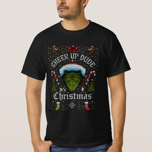 Schenken Sie dem Typ sein Weihnachten T-Shirt (Vorderseite)