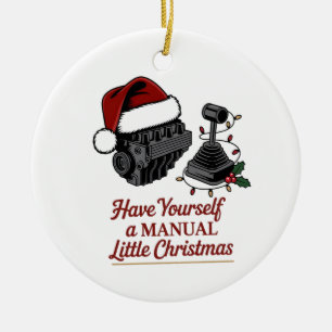 Schenken Sie sich ein manuelles kleines Weihnachte Keramik Ornament