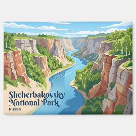 Scherbakowski-Nationalpark Russland Magnet