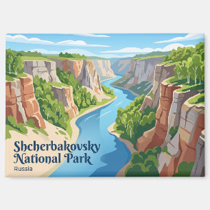 Scherbakowski-Nationalpark Russland Magnet