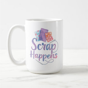 Scherben bringen humorvolles Quilten Nähen Scherz  Kaffeetasse