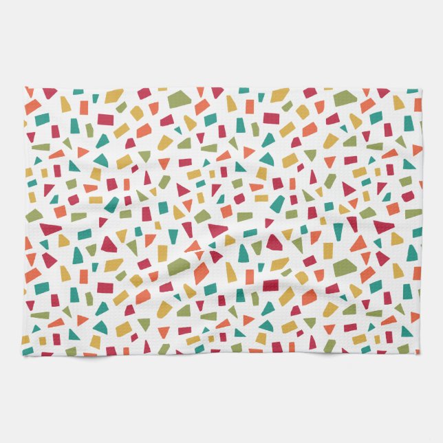 Scherben - Farben 02 Geschirrtuch (Horizontal)