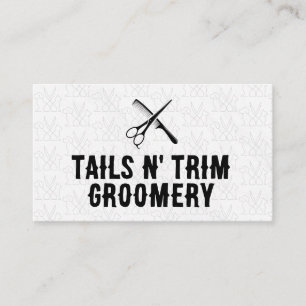 Schere Comb   Pet Grooming Service Visitenkarte