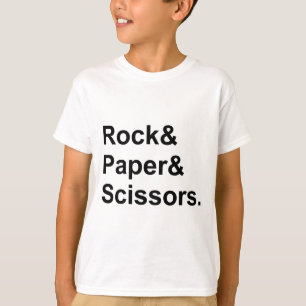 Schere für Rock Paper Glücksspiel T-Shirt