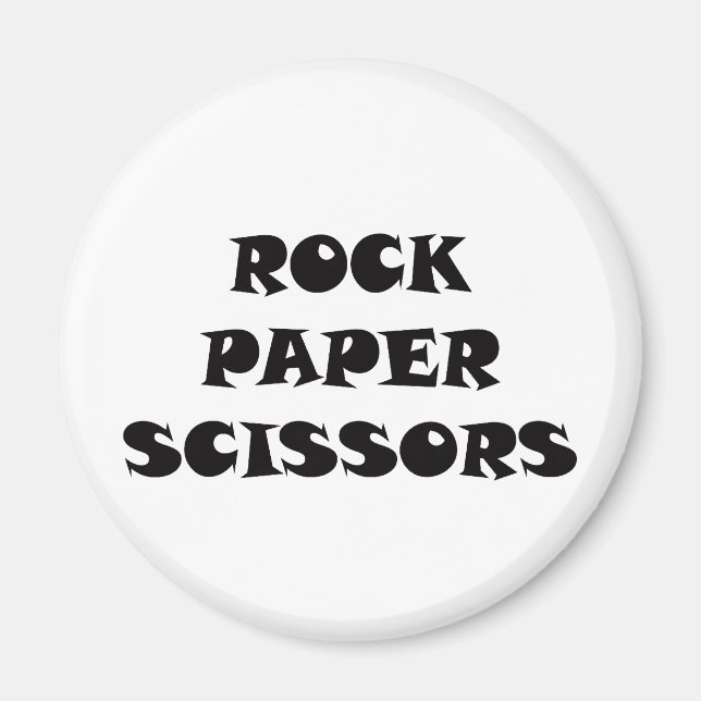 Schere für Rock Paper Magnet (Vorne)