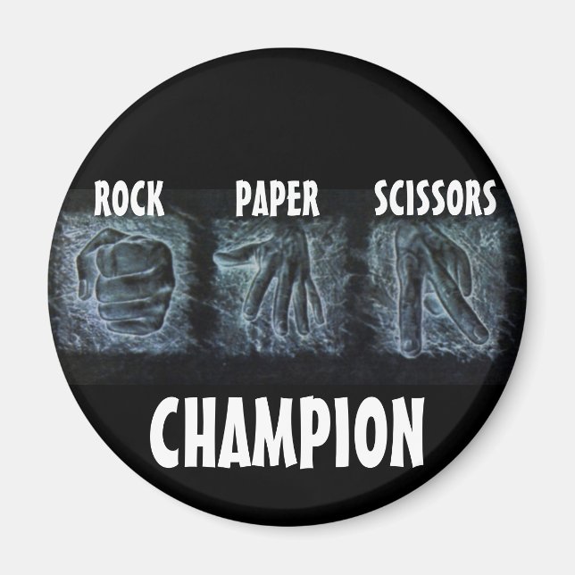 Schere für Rock Paper Magnet (Vorne)