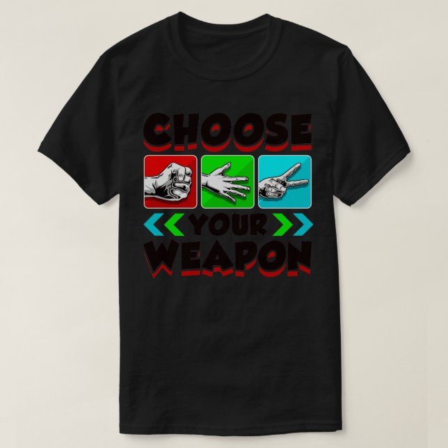 Schere für Rock Paper T-Shirt (Design vorne)
