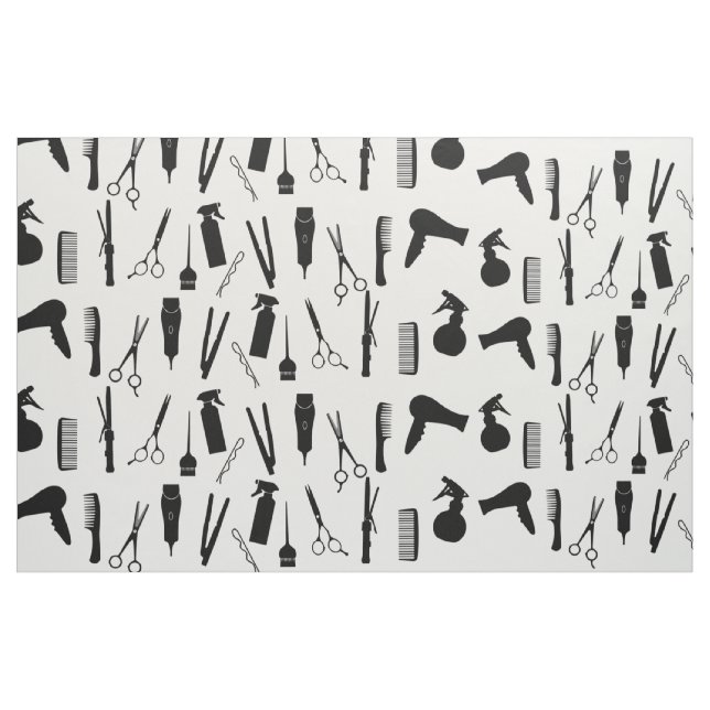 Schere Haar Stylist Salon Tools Comb Muster Stoff (Yard (91,4 cm))