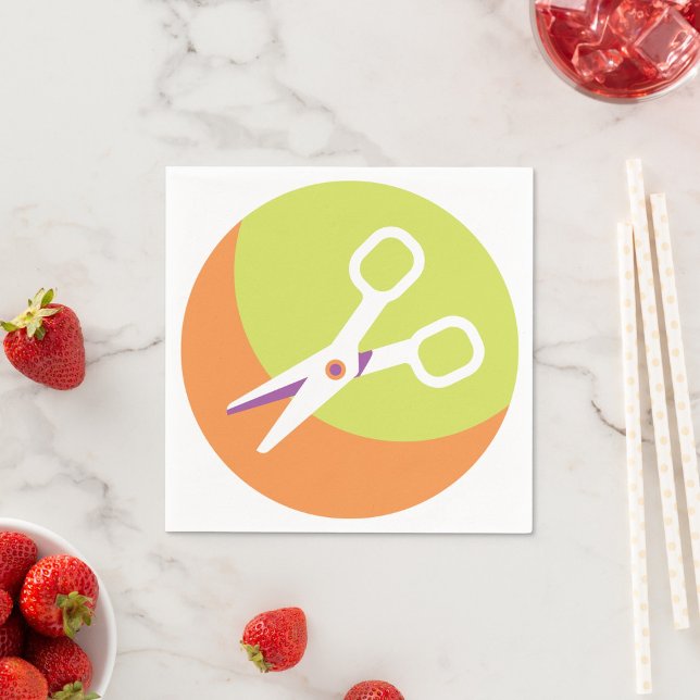 Schere Icon Paper Napkins Serviette (Von Creator hochgeladen)