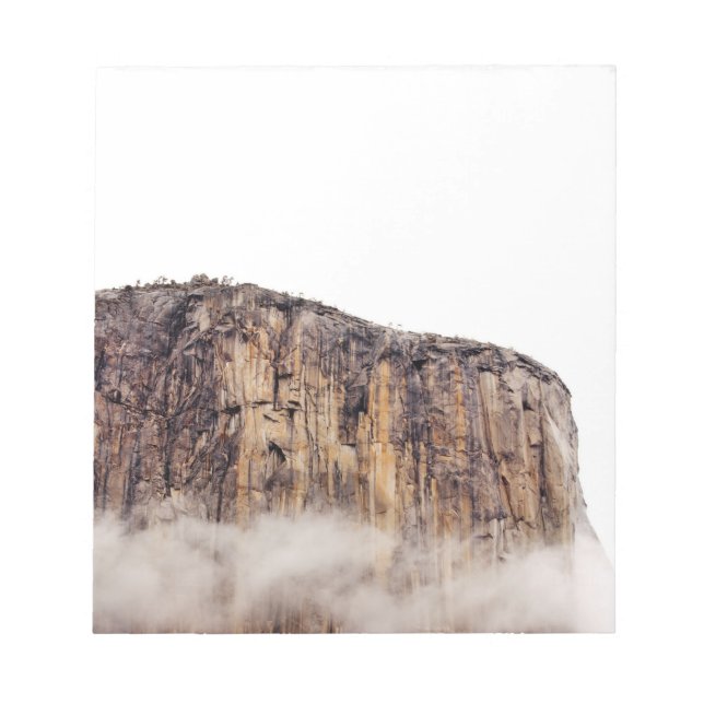 Schere Klippe über Wolken Notizblock (Vorderseite)