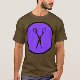 Schere Lila T-Shirt