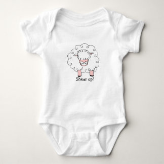 Schere oben! Baby-T-Shirt Baby Strampler